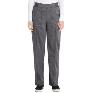 Dickies Womens Scrub Pants Size S Gray Straight Leg with PROTX2 To Prevent Odors